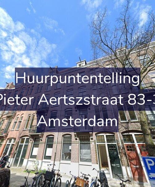 Foto gevel Huurpuntentelling voor Pieter Aertszstraat 83-3, Amsterdam