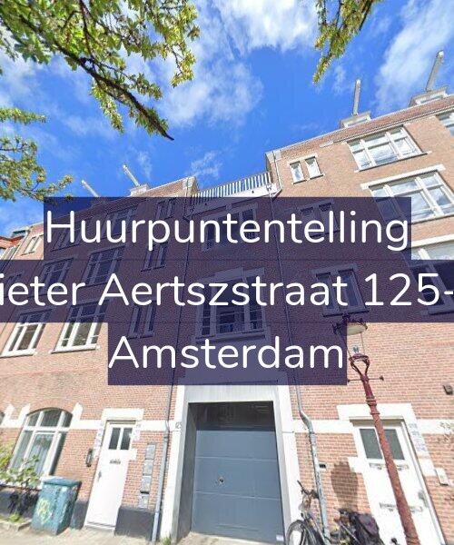 Foto gevel Huurpuntentelling voor Pieter Aertszstraat 125-1, Amsterdam