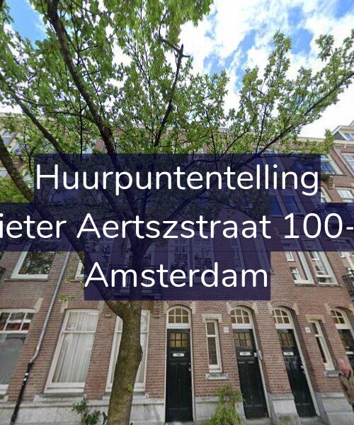 Foto gevel Huurpuntentelling voor Pieter Aertszstraat 100-1, Amsterdam