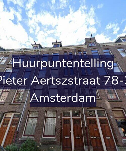 Foto gevel Huurpuntentelling voor Pieter Aertszstraat 78-3, Amsterdam