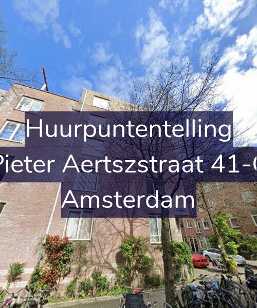 Foto gevel Huurpuntentelling voor Pieter Aertszstraat 41-C, Amsterdam