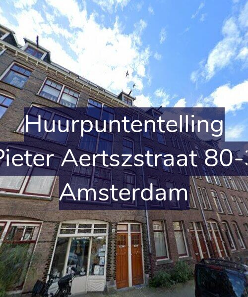 Foto gevel Huurpuntentelling voor Pieter Aertszstraat 80-3, Amsterdam