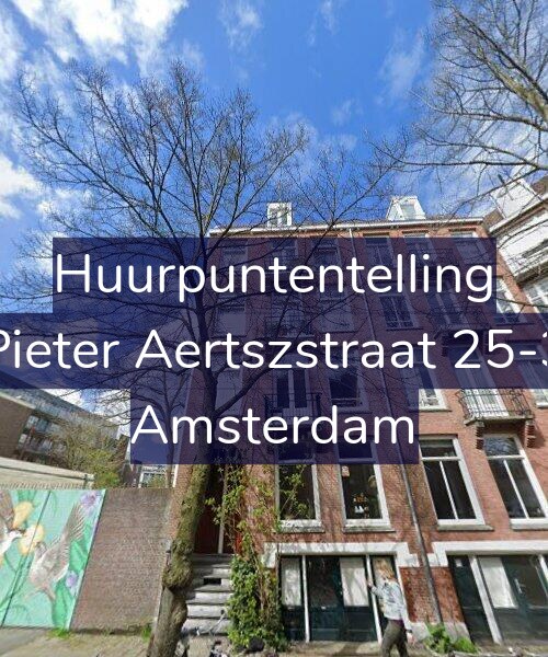 Foto gevel Huurpuntentelling voor Pieter Aertszstraat 25-3, Amsterdam