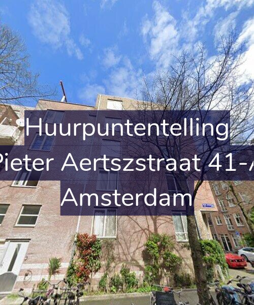 Foto gevel Huurpuntentelling voor Pieter Aertszstraat 41-A, Amsterdam