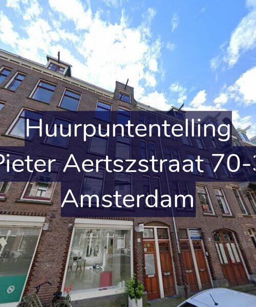 Foto gevel Huurpuntentelling voor Pieter Aertszstraat 70-3, Amsterdam