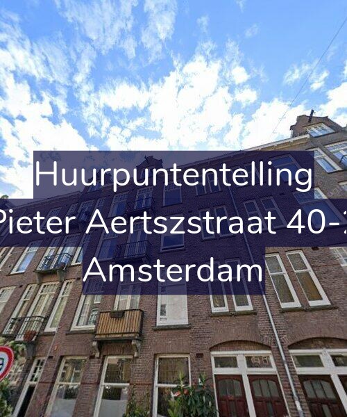 Foto gevel Huurpuntentelling voor Pieter Aertszstraat 40-2, Amsterdam