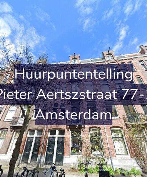 Foto gevel Huurpuntentelling voor Pieter Aertszstraat 77-1, Amsterdam
