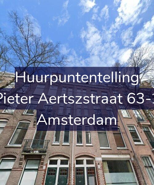 Foto gevel Huurpuntentelling voor Pieter Aertszstraat 63-2, Amsterdam