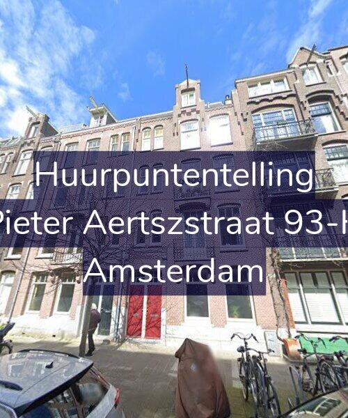 Foto gevel Huurpuntentelling voor Pieter Aertszstraat 93-H, Amsterdam