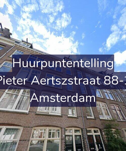 Foto gevel Huurpuntentelling voor Pieter Aertszstraat 88-2, Amsterdam