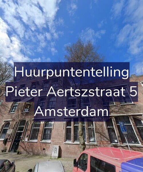 Foto gevel Huurpuntentelling voor Pieter Aertszstraat 5, Amsterdam