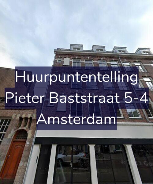 Foto gevel Huurpuntentelling voor Pieter Baststraat 5-4, Amsterdam