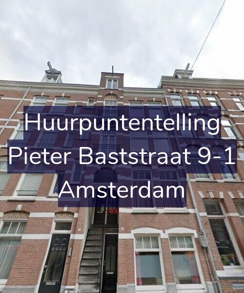 Foto gevel Huurpuntentelling voor Pieter Baststraat 9-1, Amsterdam