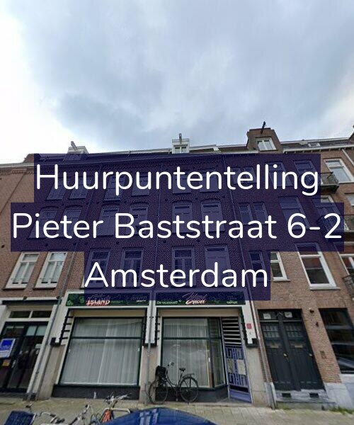 Foto gevel Huurpuntentelling voor Pieter Baststraat 6-2, Amsterdam