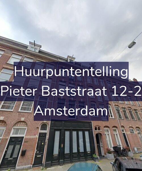 Foto gevel Huurpuntentelling voor Pieter Baststraat 12-2, Amsterdam