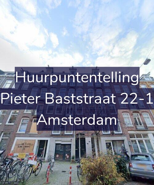 Foto gevel Huurpuntentelling voor Pieter Baststraat 22-1, Amsterdam