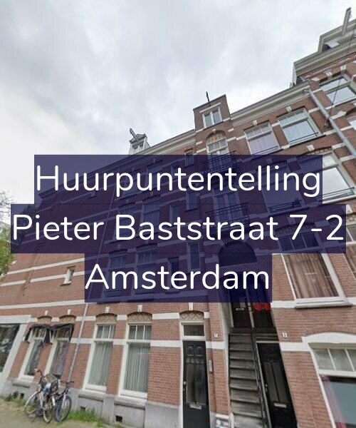Foto gevel Huurpuntentelling voor Pieter Baststraat 7-2, Amsterdam