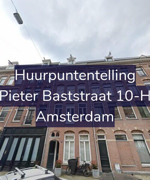 Foto gevel Huurpuntentelling voor Pieter Baststraat 10-H, Amsterdam