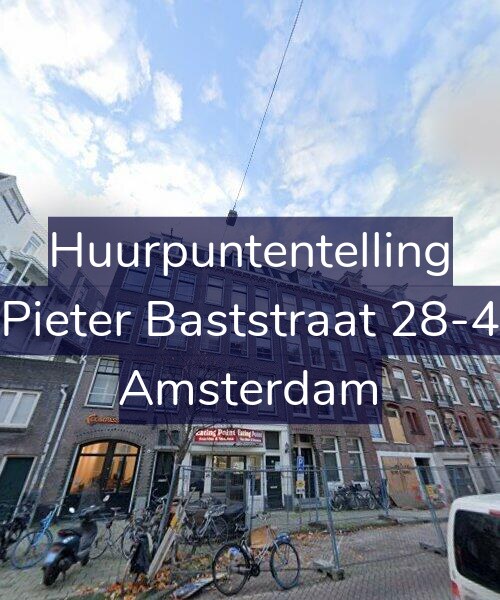 Foto gevel Huurpuntentelling voor Pieter Baststraat 28-4, Amsterdam