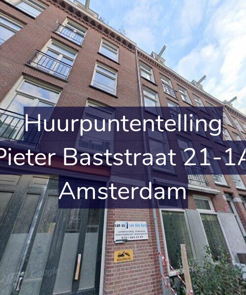 Foto gevel Huurpuntentelling voor Pieter Baststraat 21-1A, Amsterdam