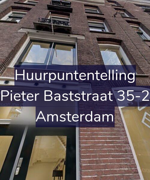 Foto gevel Huurpuntentelling voor Pieter Baststraat 35-2, Amsterdam