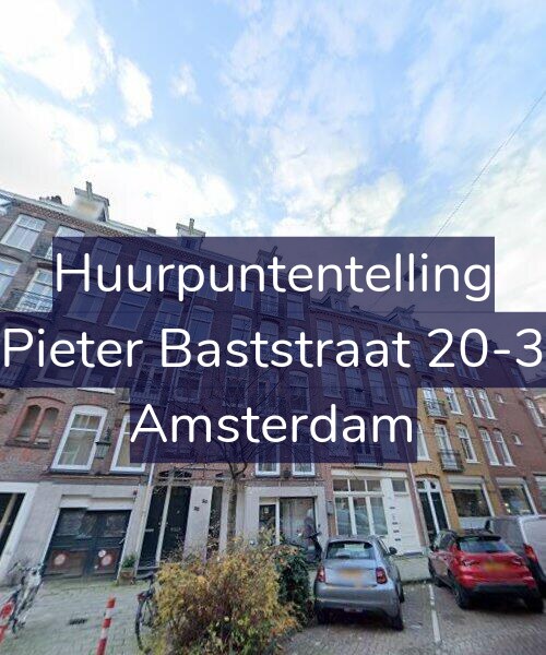 Foto gevel Huurpuntentelling voor Pieter Baststraat 20-3, Amsterdam