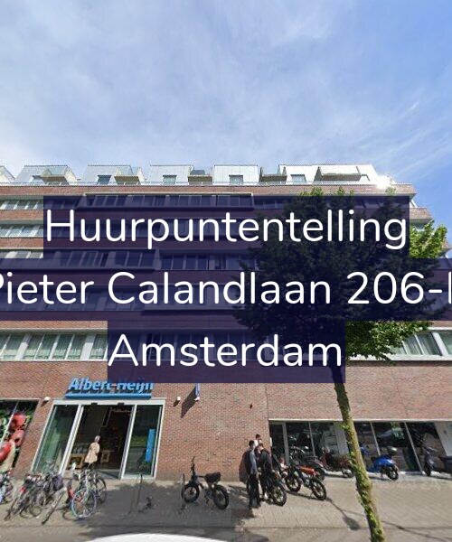 Foto gevel Huurpuntentelling voor Pieter Calandlaan 206-B, Amsterdam