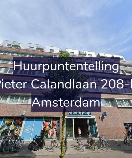 Foto gevel Huurpuntentelling voor Pieter Calandlaan 208-D, Amsterdam