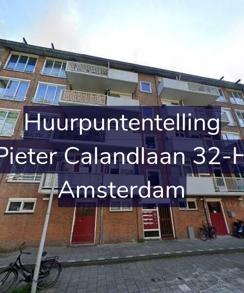 Foto gevel Huurpuntentelling voor Pieter Calandlaan 32-H, Amsterdam