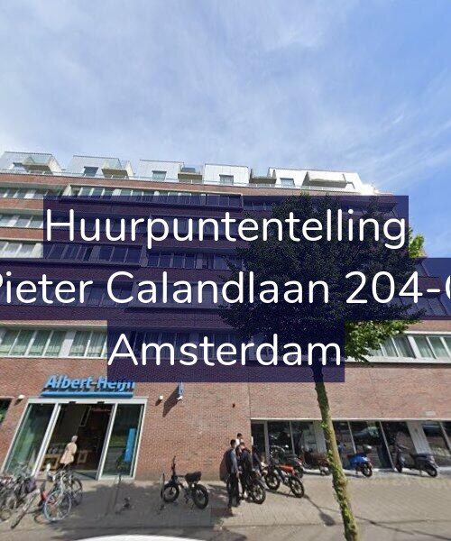 Foto gevel Huurpuntentelling voor Pieter Calandlaan 204-G, Amsterdam