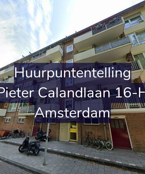 Foto gevel Huurpuntentelling voor Pieter Calandlaan 16-H, Amsterdam