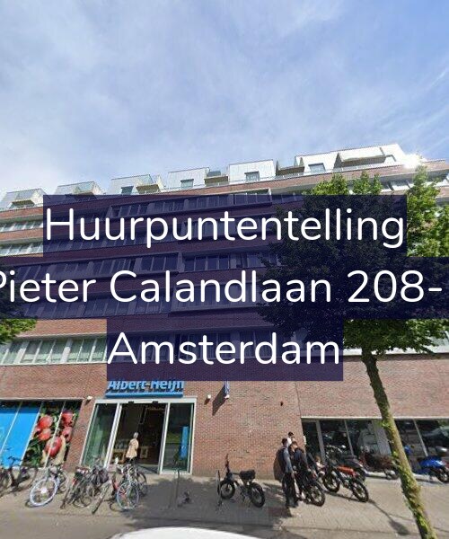 Foto gevel Huurpuntentelling voor Pieter Calandlaan 208-E, Amsterdam