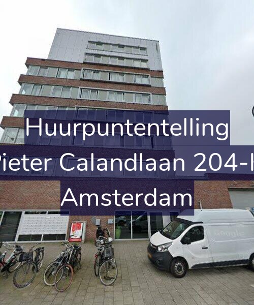 Foto gevel Huurpuntentelling voor Pieter Calandlaan 204-H, Amsterdam
