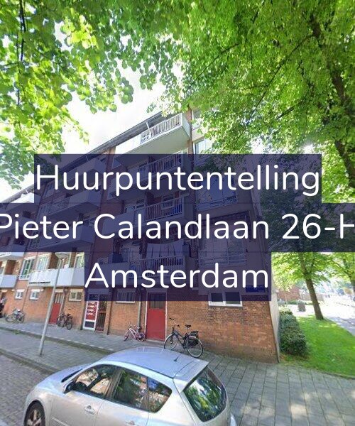 Foto gevel Huurpuntentelling voor Pieter Calandlaan 26-H, Amsterdam