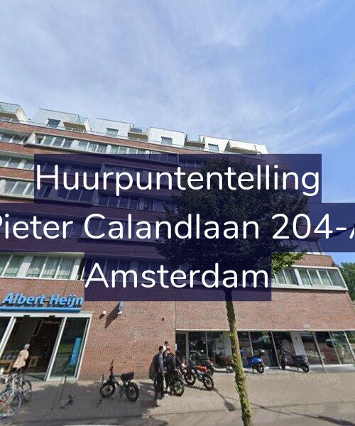 Foto gevel Huurpuntentelling voor Pieter Calandlaan 204-A, Amsterdam