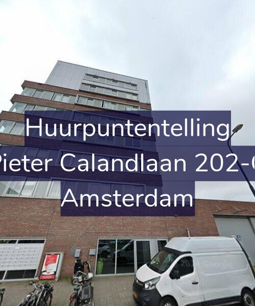 Foto gevel Huurpuntentelling voor Pieter Calandlaan 202-G, Amsterdam