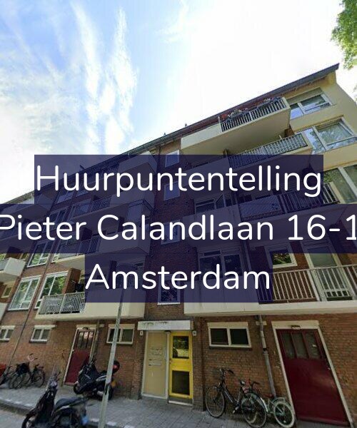 Foto gevel Huurpuntentelling voor Pieter Calandlaan 16-1, Amsterdam