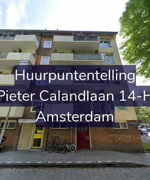 Foto gevel Huurpuntentelling voor Pieter Calandlaan 14-H, Amsterdam