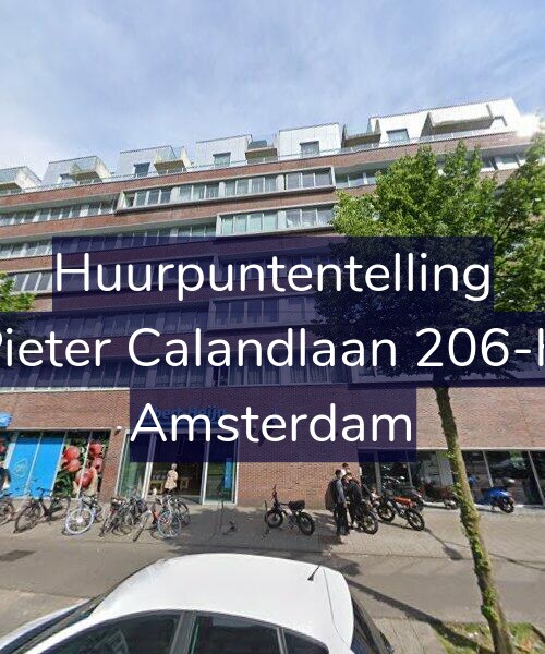 Foto gevel Huurpuntentelling voor Pieter Calandlaan 206-H, Amsterdam