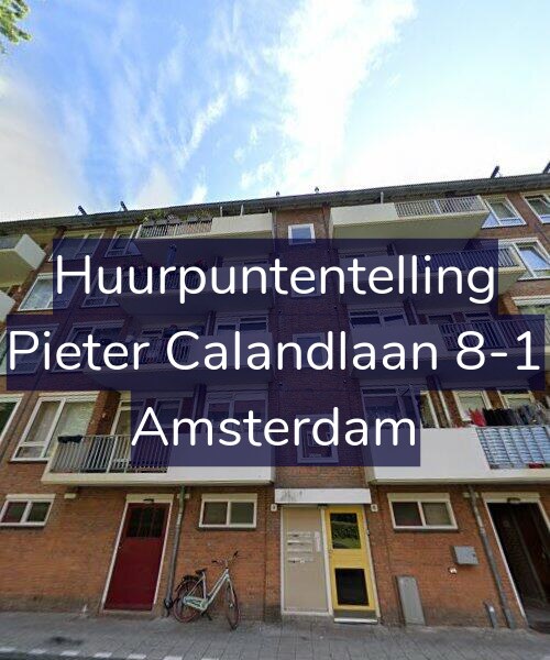 Foto gevel Huurpuntentelling voor Pieter Calandlaan 8-1, Amsterdam