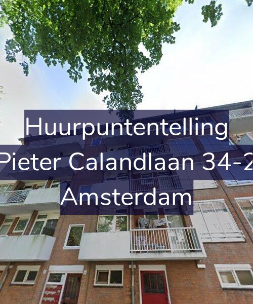 Foto gevel Huurpuntentelling voor Pieter Calandlaan 34-2, Amsterdam