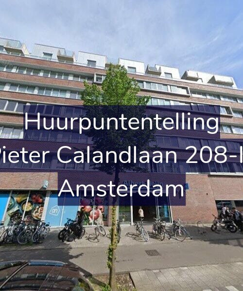Foto gevel Huurpuntentelling voor Pieter Calandlaan 208-H, Amsterdam