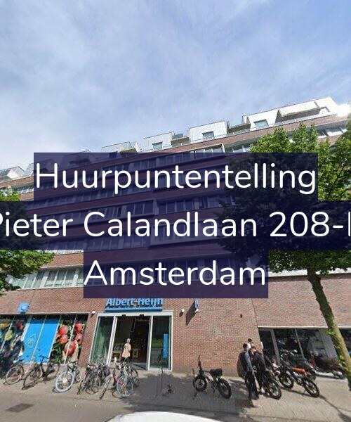 Foto gevel Huurpuntentelling voor Pieter Calandlaan 208-B, Amsterdam