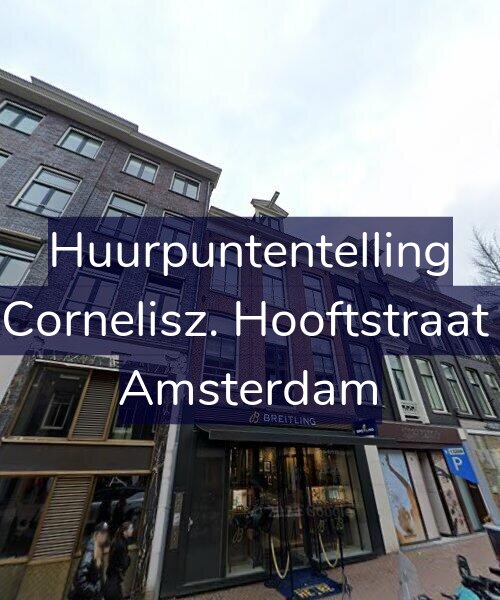 Foto gevel Huurpuntentelling voor Pieter Cornelisz. Hooftstraat 130-1, Amsterdam