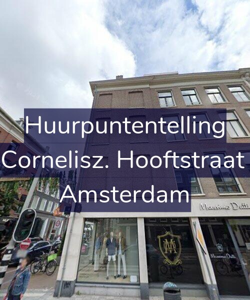 Foto gevel Huurpuntentelling voor Pieter Cornelisz. Hooftstraat 133-4, Amsterdam
