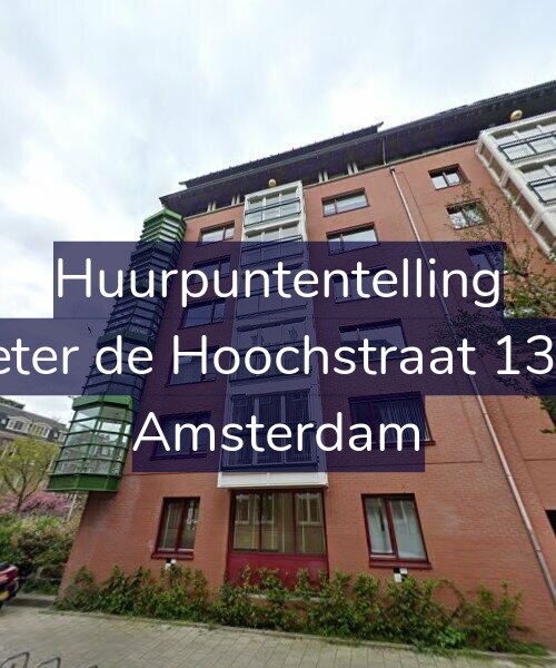 Foto gevel Huurpuntentelling voor Pieter de Hoochstraat 13-H, Amsterdam