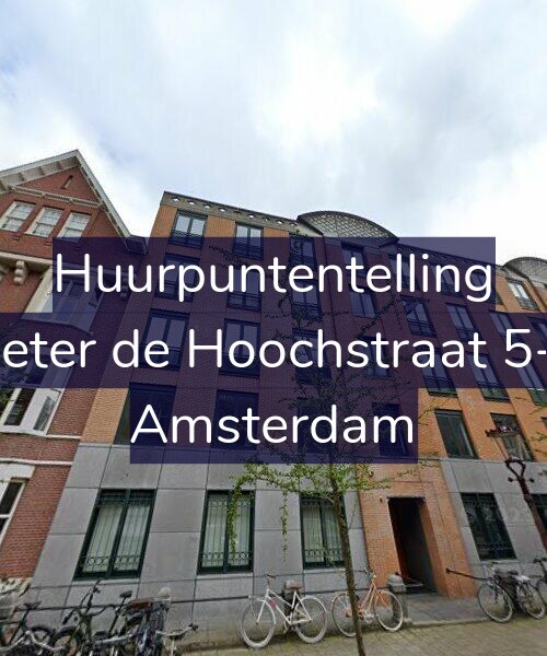 Foto gevel Huurpuntentelling voor Pieter de Hoochstraat 5-C, Amsterdam