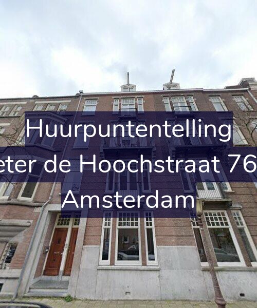 Foto gevel Huurpuntentelling voor Pieter de Hoochstraat 76-H, Amsterdam