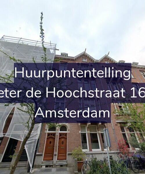 Foto gevel Huurpuntentelling voor Pieter de Hoochstraat 16-3, Amsterdam