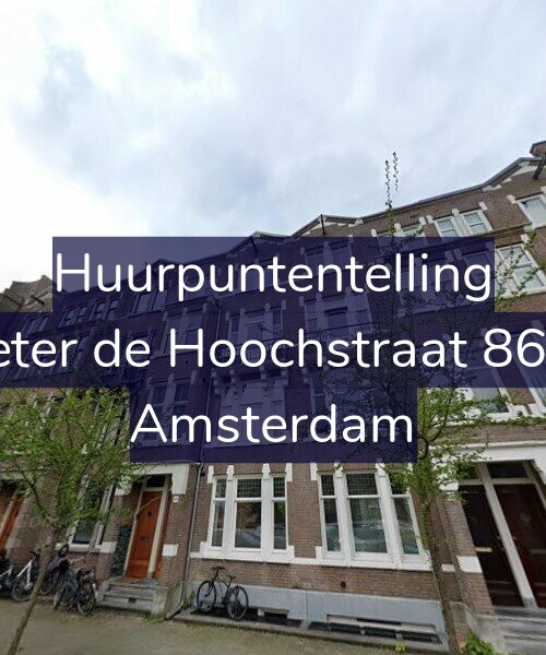 Foto gevel Huurpuntentelling voor Pieter de Hoochstraat 86-H, Amsterdam